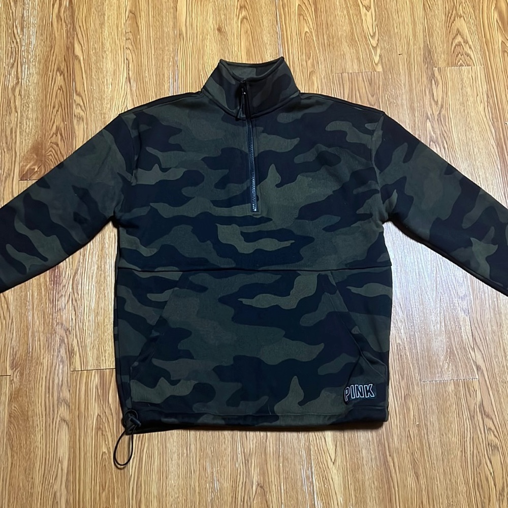 Victoria’s Secret pink camo quarter zip